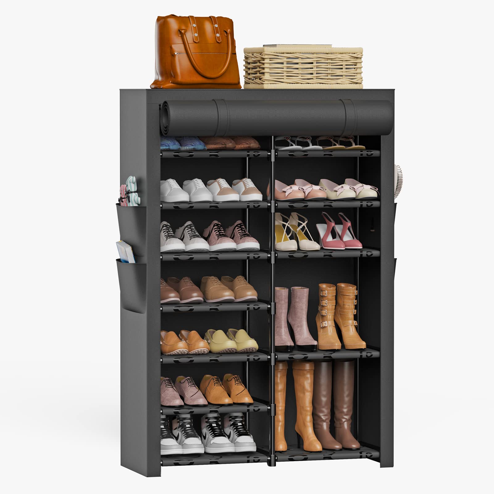 VTRIN Shoe Rack with Covers